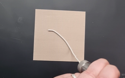 Using a clay extruder with silver clay